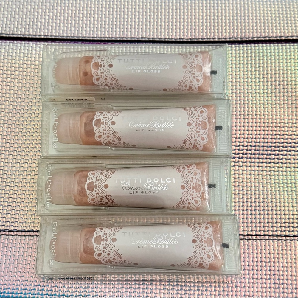 Bath and Body Works Tutti Dolci Creme Brulee Lip Gloss - Pink